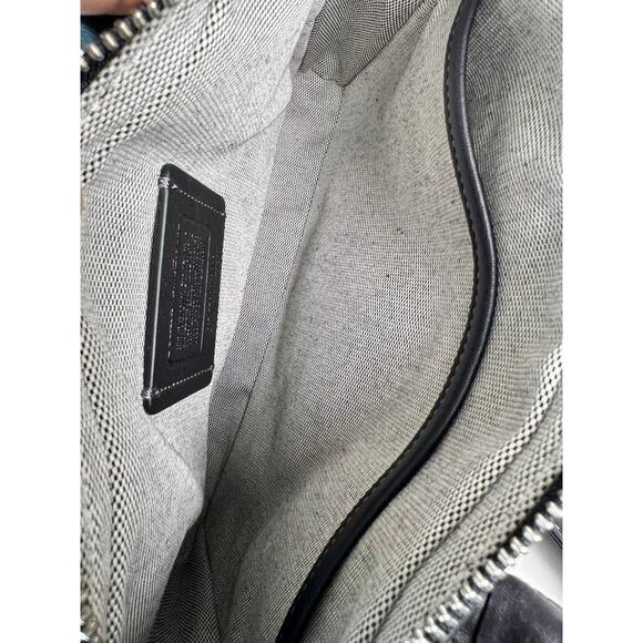 Coach X Jean-Michel Basquiat Dinosaur Rogue Slim Briefcase Bag 7053 - Picture 8 of 11